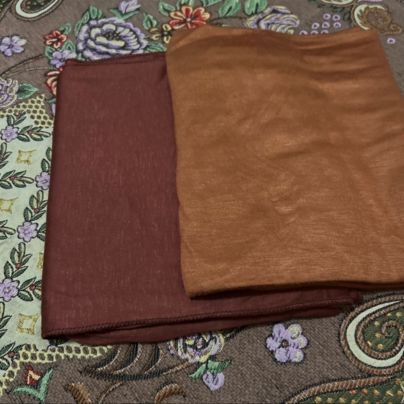 Hijabs Made in Dubai UAE Jersey Material Brown colors - Picture 2 of 6